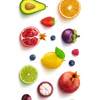 Xxl Wandbild Exotische Fruechte Hochformat Motivvorschau