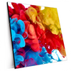 Xxl Wandbild Farbe Im Wasser Bunt Quadrat Produktvorschau Seitlich