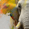 Xxl Wandbild Farbenexplosion Mit Elefant Hochformat Zoom