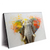 Xxl Wandbild Farbenexplosion Mit Elefant Querformat Produktvorschau Seitlich