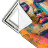 Xxl Wandbild Farbexplosion Portraet Florence Quadrat Materialvorschau