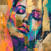 Xxl Wandbild Farbexplosion Portraet Florence Quadrat Motivvorschau