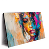 Xxl Wandbild Farbexplosion Portraet Lola Querformat Produktvorschau Seitlich