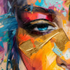 Xxl Wandbild Farbexplosion Portraet Lola Querformat Zoom