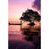 Xxl Wandbild Fischer Auf Boot Sonnenaufgang Hochformat Motivvorschau