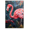 Xxl Wandbild Flamingo Dschungel Eleganz Hochformat Produktvorschau Frontal