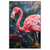 Xxl Wandbild Flamingo Dschungel Eleganz Hochformat Produktvorschau Frontal