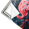 Xxl Wandbild Flamingo Dschungel Eleganz Quadrat Materialvorschau