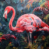 Xxl Wandbild Flamingo Dschungel Eleganz Quadrat Motivvorschau