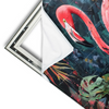 Xxl Wandbild Flamingo Dschungel Eleganz Querformat Materialvorschau