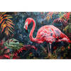 Xxl Wandbild Flamingo Dschungel Eleganz Querformat Motivvorschau