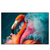 Xxl Wandbild Flamingo In Bunter Rauchwolke Querformat Produktvorschau Frontal