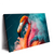 Xxl Wandbild Flamingo In Bunter Rauchwolke Querformat Produktvorschau Seitlich