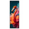 Xxl Wandbild Flamingo In Bunter Rauchwolke Schmal Produktvorschau Frontal