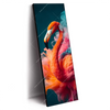 Xxl Wandbild Flamingo In Bunter Rauchwolke Schmal Produktvorschau Seitlich