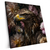 Xxl Wandbild Florale Eleganz Und Adlerblick Quadrat Produktvorschau Seitlich