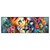 Xxl Wandbild Floraler Loewe Panorama Produktvorschau Frontal