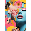 Xxl Wandbild Florales Frauenportraet Erika Hochformat Motivvorschau