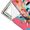 Xxl Wandbild Florales Frauenportraet Erika Querformat Materialvorschau
