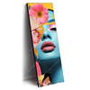 Xxl Wandbild Florales Frauenportraet Erika Schmal Produktvorschau Seitlich