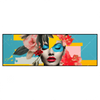 Xxl Wandbild Florales Frauenportraet Fiona Panorama Produktvorschau Frontal