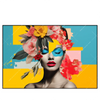Xxl Wandbild Florales Frauenportraet Fiona Querformat Produktvorschau Frontal
