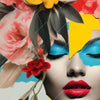 Xxl Wandbild Florales Frauenportraet Fiona Querformat Zoom