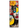 Xxl Wandbild Florales Frauenportraet Fiona Schmal Produktvorschau Frontal