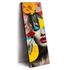 Xxl Wandbild Florales Frauenportraet Fiona Schmal Produktvorschau Seitlich