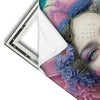 Xxl Wandbild Florales Frauenportraet Miona Hochformat Materialvorschau