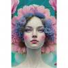 Xxl Wandbild Florales Frauenportraet Miona Hochformat Motivvorschau