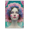 Xxl Wandbild Florales Frauenportraet Miona Hochformat Produktvorschau Frontal