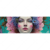 Xxl Wandbild Florales Frauenportraet Miona Panorama Motivvorschau
