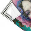 Xxl Wandbild Florales Frauenportraet Miona Querformat Materialvorschau