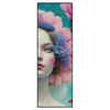 Xxl Wandbild Florales Frauenportraet Miona Schmal Produktvorschau Frontal