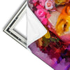 Xxl Wandbild Florales Frauenportraet Rosalie Quadrat Materialvorschau