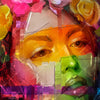 Xxl Wandbild Florales Frauenportraet Rosalie Schmal Zoom