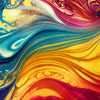Xxl Wandbild Fluid Art Am Strand Quadrat Motivvorschau