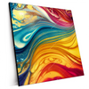 Xxl Wandbild Fluid Art Am Strand Quadrat Produktvorschau Seitlich