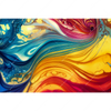 Xxl Wandbild Fluid Art Am Strand Querformat Motivvorschau