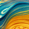 Xxl Wandbild Fluid Art Am Strand Querformat Zoom