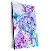 Xxl Wandbild Fluid Art Bubbless Aquamarin Hochformat Produktvorschau Seitlich