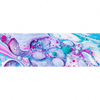 Xxl Wandbild Fluid Art Bubbless Aquamarin Panorama Motivvorschau