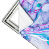 Xxl Wandbild Fluid Art Bubbless Aquamarin Quadrat Materialvorschau