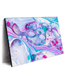 Xxl Wandbild Fluid Art Bubbless Aquamarin Querformat Produktvorschau Seitlich