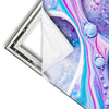 Xxl Wandbild Fluid Art Bubbless Aquamarin Schmal Materialvorschau