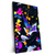 Xxl Wandbild Fluid Art Bubbless Neon Hochformat Produktvorschau Seitlich