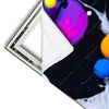 Xxl Wandbild Fluid Art Bubbless Neon Panorama Materialvorschau