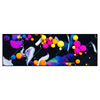 Xxl Wandbild Fluid Art Bubbless Neon Panorama Produktvorschau Frontal