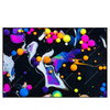 Xxl Wandbild Fluid Art Bubbless Neon Querformat Produktvorschau Frontal